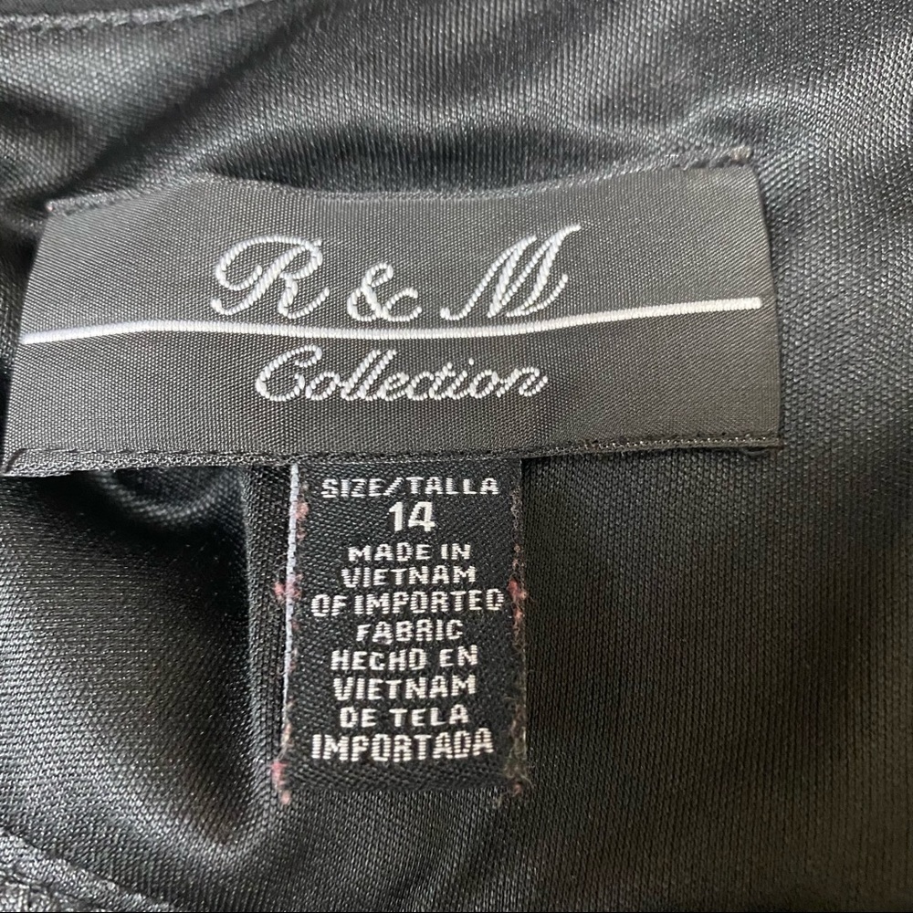 R & M Collection Fit & Flare Design Multi Colors Sz 14 - Picture 12 of 15